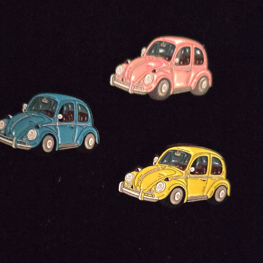 Source Unknown Colorful Car Brooch Set - Picture 2 of 7